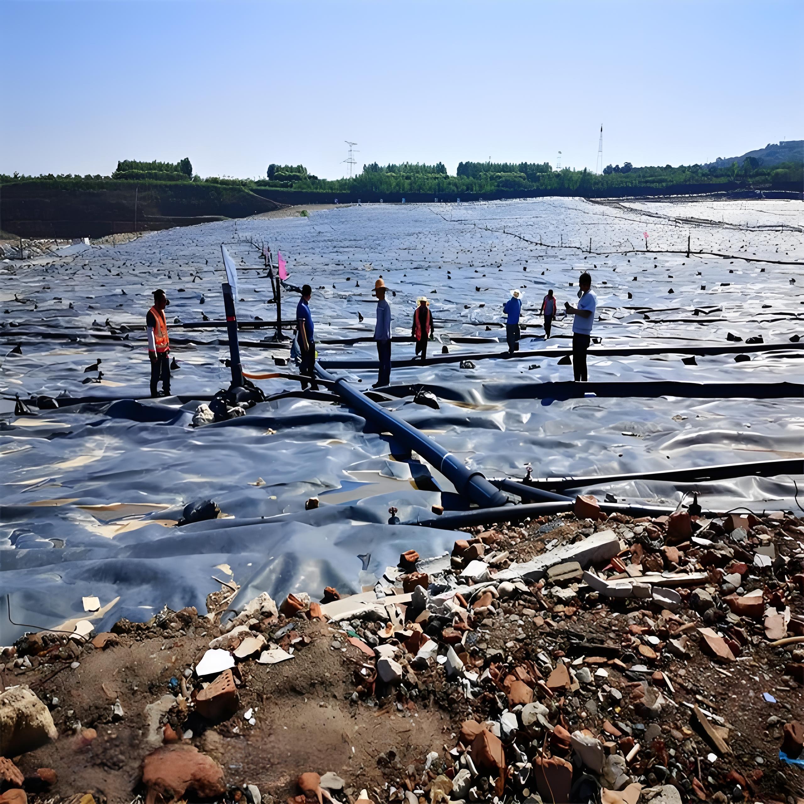 垃圾填埋场防渗关键！土工膜锚固设计的核心逻辑